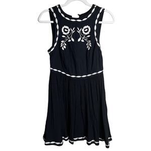 Free People Birds of a Feather Embroidered Dress Size 2